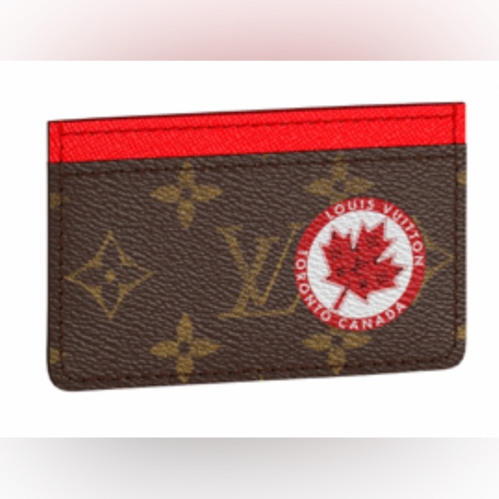 New with tags Card Holder Louis Vuitton Wallet Canada Leather LV Stamped Travel
